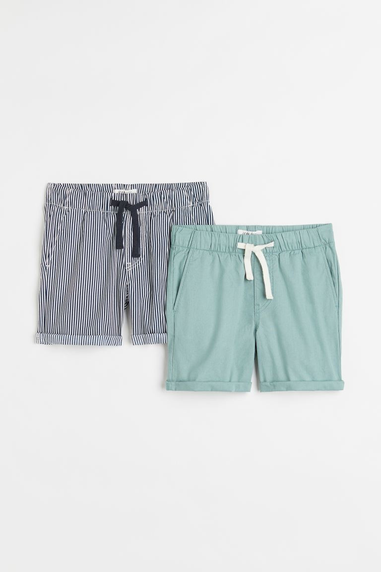 2-pack Cotton Shorts | H&M (US + CA)