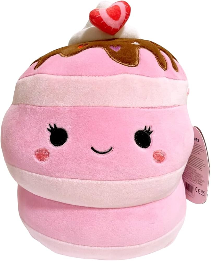 Squishmallows 2024 Valentine Squad 12" Plush Toy (12" Shelly The Strawberry Pancake) | Amazon (US)
