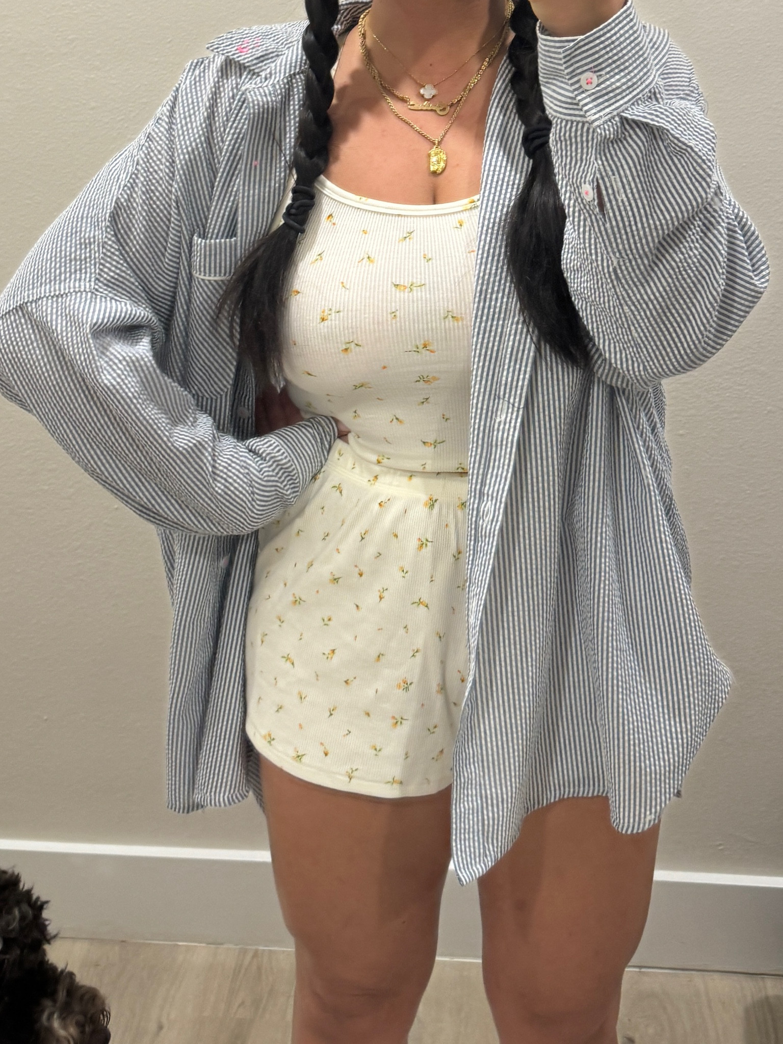 Cute PJ / lounge vibes 

#LTKStyleTip #LTKFindsUnder100 #LTKBeauty