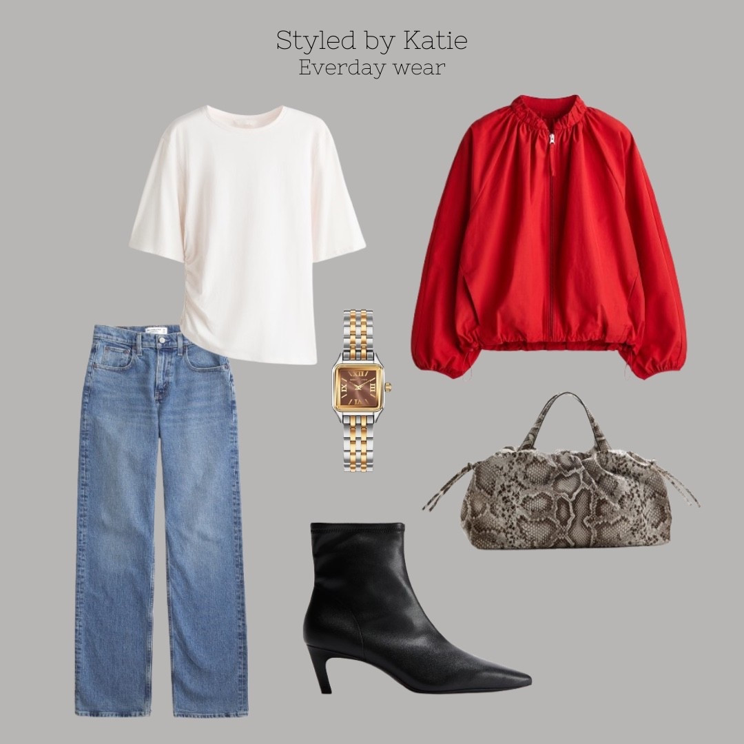 Everyday wear with a pop of red from this gorgeous bomber from H&M 

#LTKuk #LTKspring