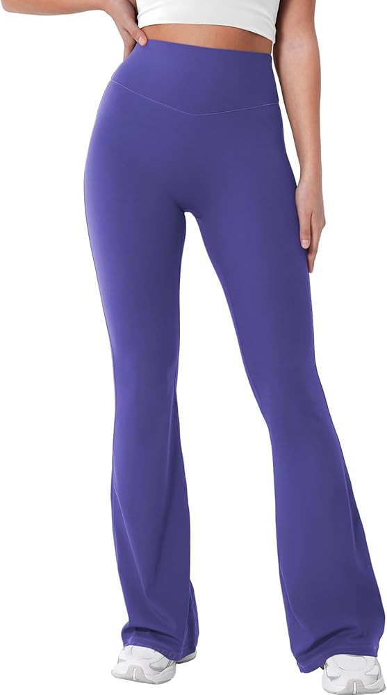YEOREO Women's High Waist Flared Yoga Leggings | Amazon (US)