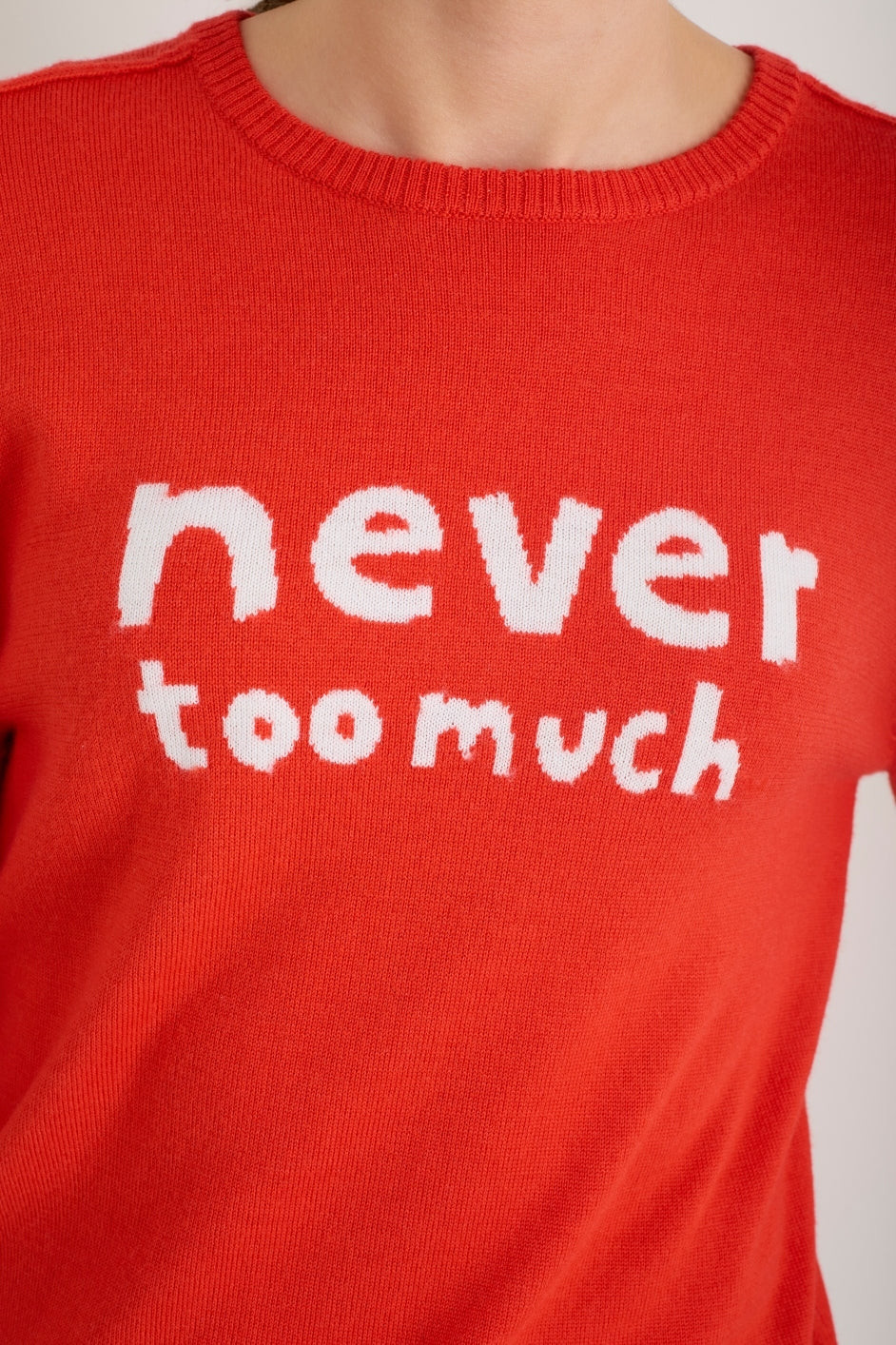 Cath X WYSE Slogan Jumper - Tomato Red | WYSE London