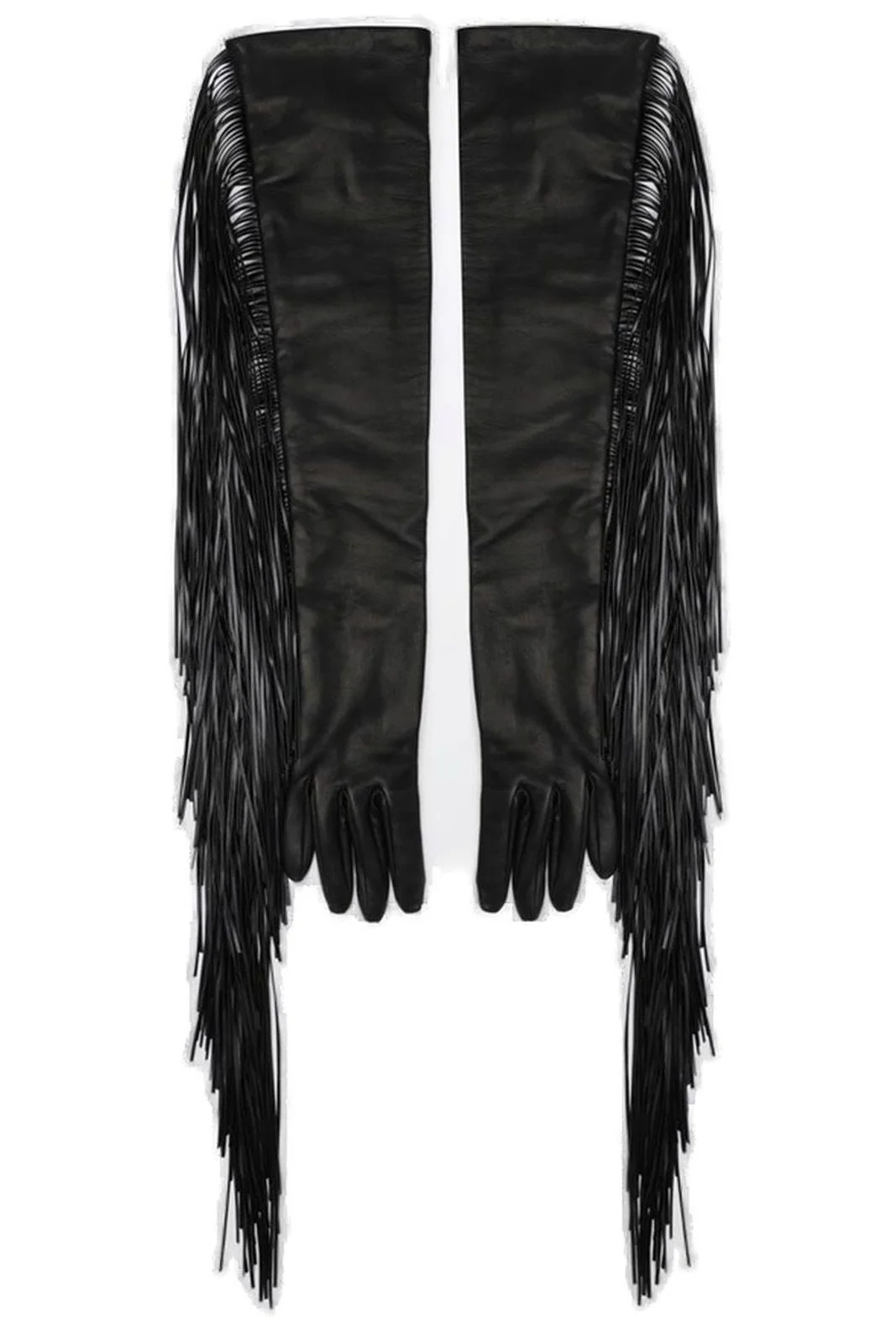 Sportmax Angel Fringed Long Gloves | Cettire Global