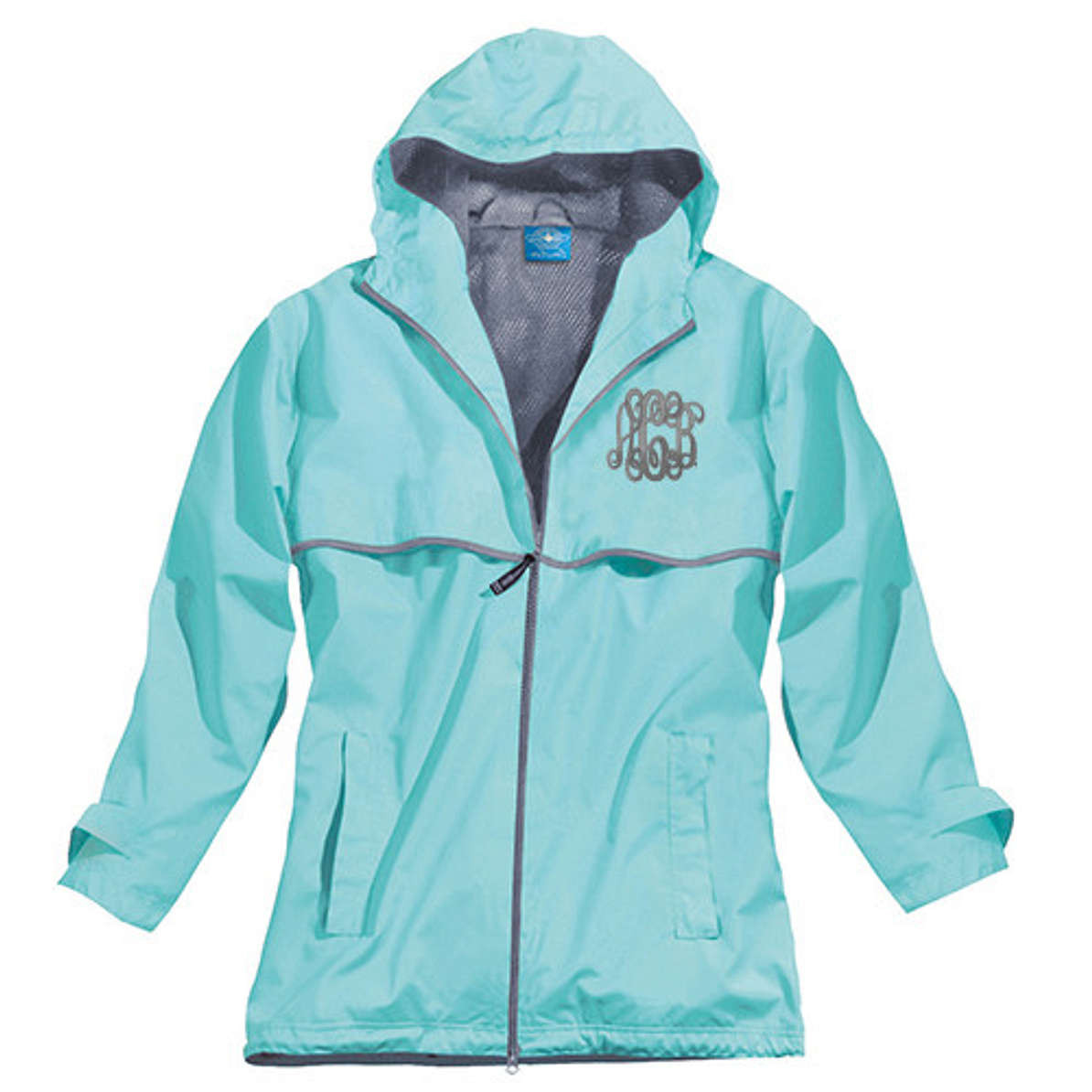 Monogrammed New England Rain Jacket | Marleylilly