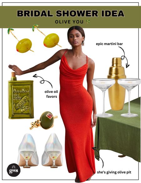 Who doesn’t love a dirty martini!? 🍸 🫒 Bridal Shower idea OLIVE YOU! We have the perfect outfit and details for this event 

#LTKStyleTip #LTKParties #LTKWedding