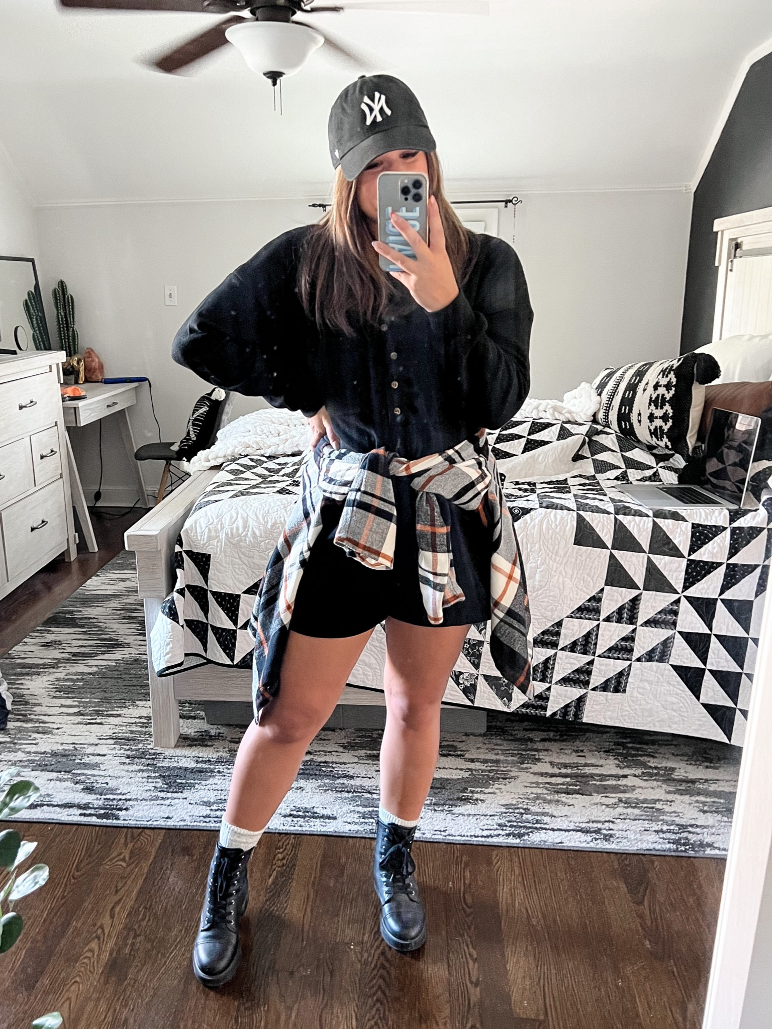 🍁🍂 fall outfit inspo 

Fall style | fall outfit idea | amazon finds | Amazon fashion | amazon romper | black romper | flannel | ankle boots | black combat boots | dad hat | Yankees hat | simple style | maternity outfit | pregnancy outfit | maternity style | fall style 

#LTKstyletip #LTKbump #LTKcurves