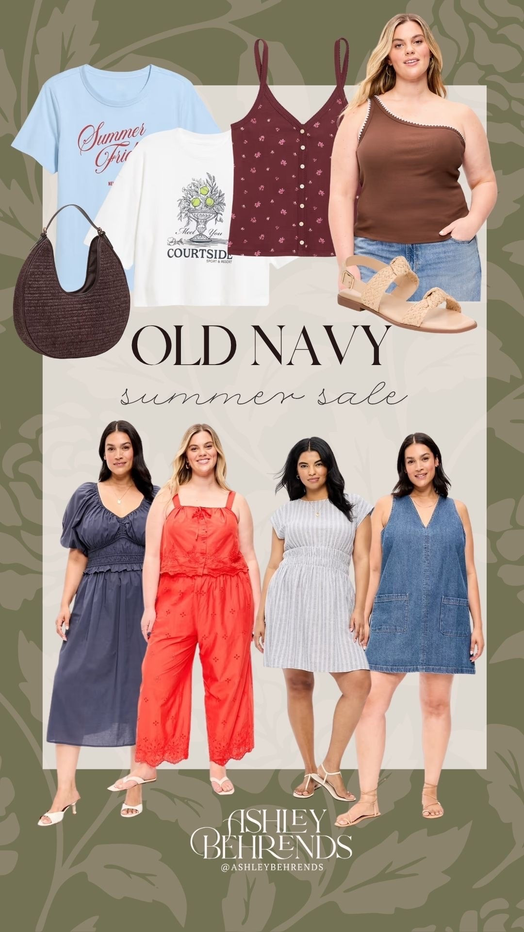 These Old Navy sale finds are plus size perfection! They have so many dresses that are size inclusive and the materials are so nice. These oversized tees are adorable, I love how easy it is to dress them up or down. I love this ribbed one shoulder top for a cute date night look and the hobo handbag and raffia sandals scream summer. 
Linen pants, denim dress, hobo bag, oversized tee, button down cami

#LTKPlusSize #LTKSeasonal #LTKSaleAlert