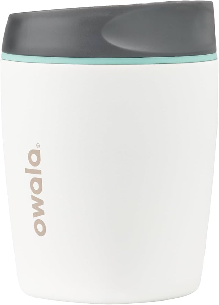 Owala SmoothSip Insulated Stainless Steel Coffee Tumbler, Reusable Iced Coffee Cup, Hot Coffee Tr... | Amazon (US)