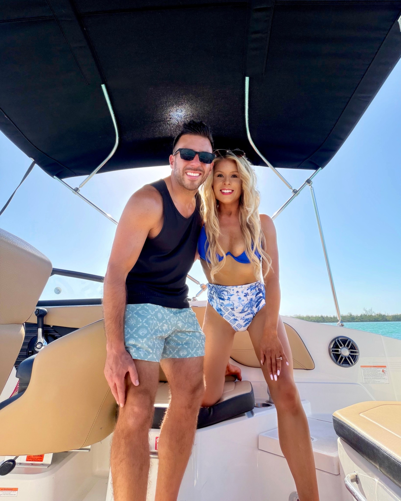 Highwaisted Bikini Bottoms styled with a matching royal blue underwire bikini top. These highrise bikini bottoms are reversible  + provide good coverage. The bikini bottom has a matching bikini top in this same tropical print. 

Resort outfit, boat outfit, vacation outfit, resortwear 2026, blue bikini set, reversible bikini, swimwear, swimsuit 

#LTKTravel #LTKootd #LTKSwim