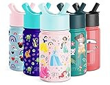 Simple Modern Disney Princesses Toddler Water Bottle with Straw Lid | Reusable Insulated Stainless S | Amazon (US)