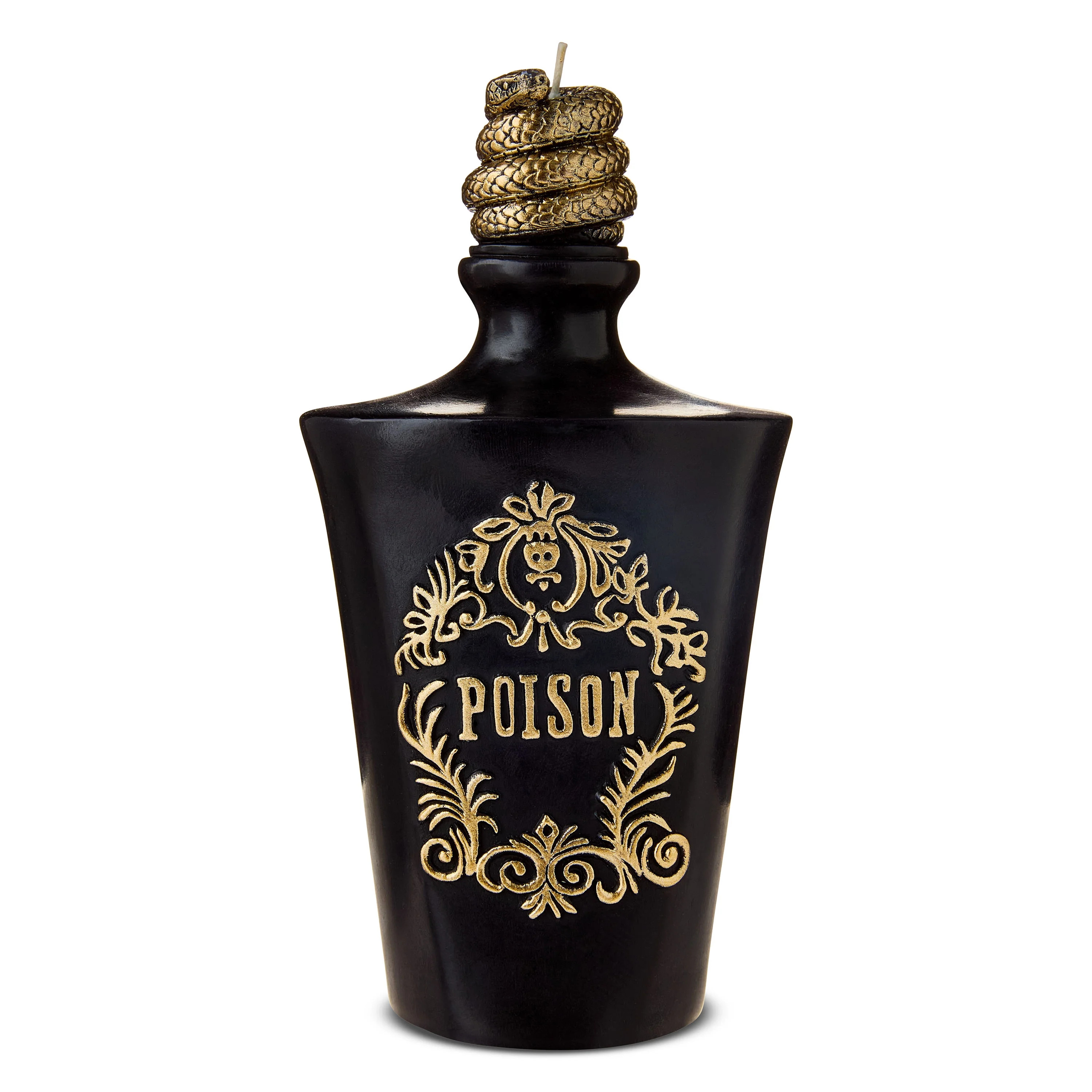 Poison Bottle Candle, Black, 7", Halloween by Way To Celebrate | Walmart (US)