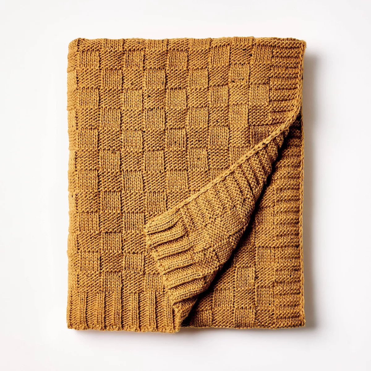 Checkered Knit with Neps Throw Blanket - Threshold™ designed with Studio McGee | Target