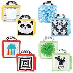 Sassy Reversible Soft Sensory Activity Panels, 4Count, Ages 0+ | Amazon (US)