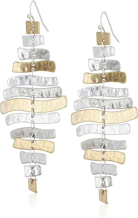 Robert Lee Morris Soho Prisma Two-Tone Sculptural Drop Earrings | Amazon (US)