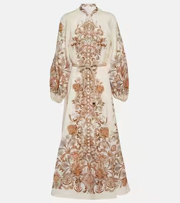 Devi paisley linen maxi dress | Mytheresa (UK)