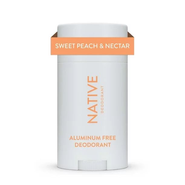 Native Natural Deodorant, Sweet Peach & Nectar, Aluminum Free, 2.65 oz - Walmart.com | Walmart (US)