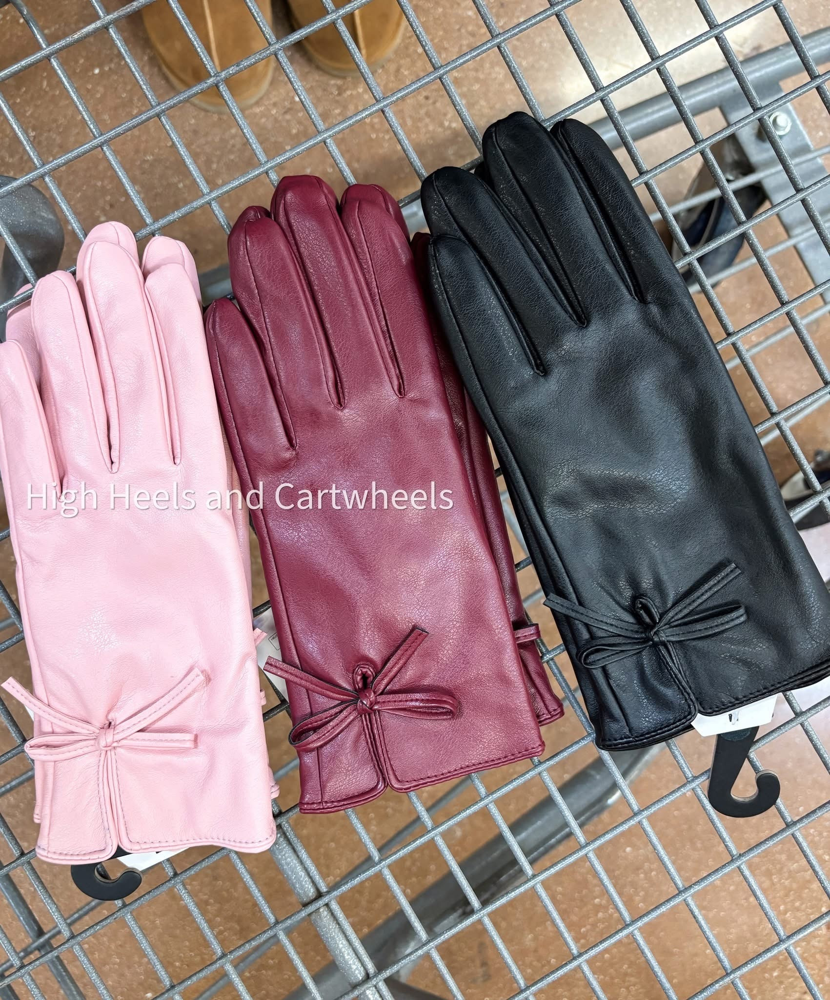 New faux leather gloves from Walmart. Darling!

#LTKFindsUnder50