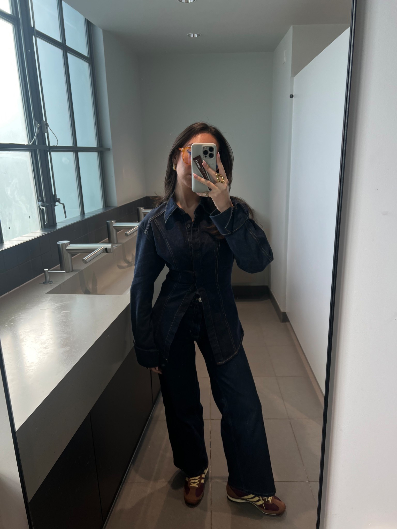 Double denim office outfit mirror. Spring office outfit

#LTKworkwear #LTKuk #LTKspring