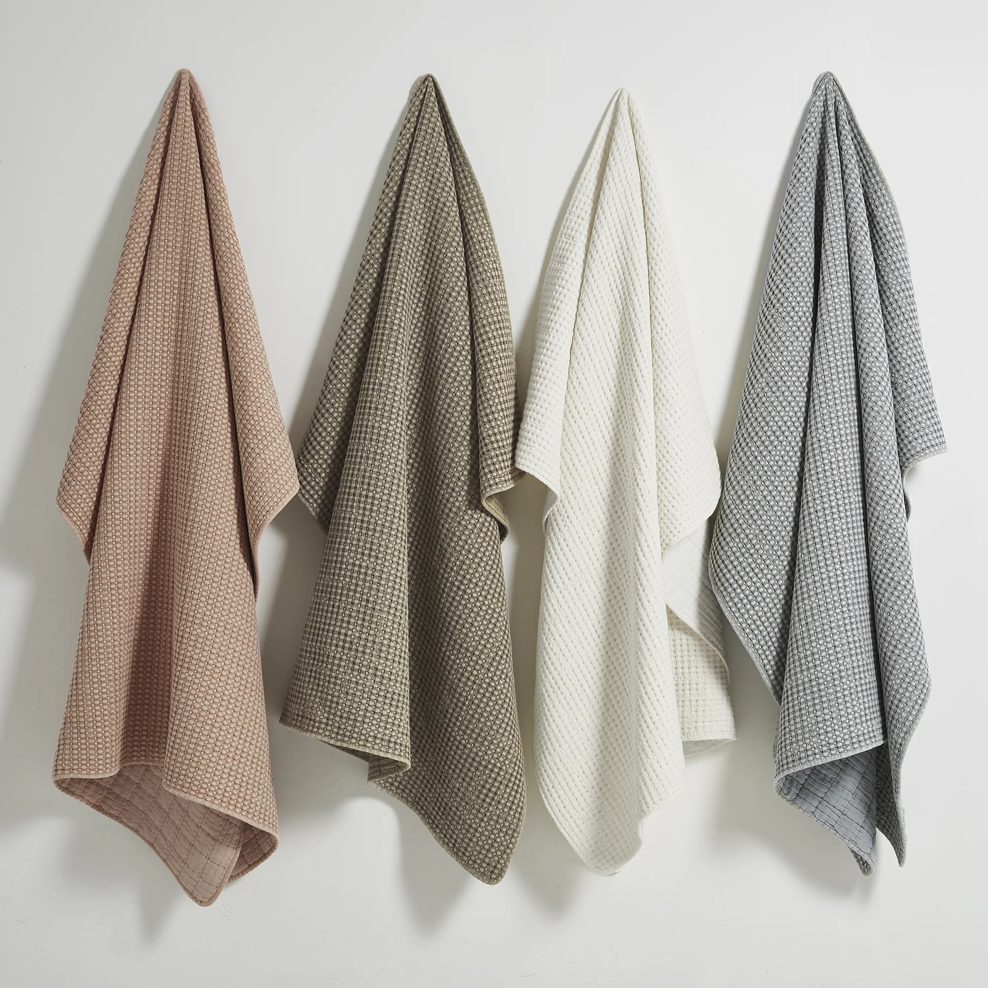 Levtex Home - Mills Waffle - Throw - Blush Cotton Waffle - Throw Size 50 x 60in. | Walmart (US)