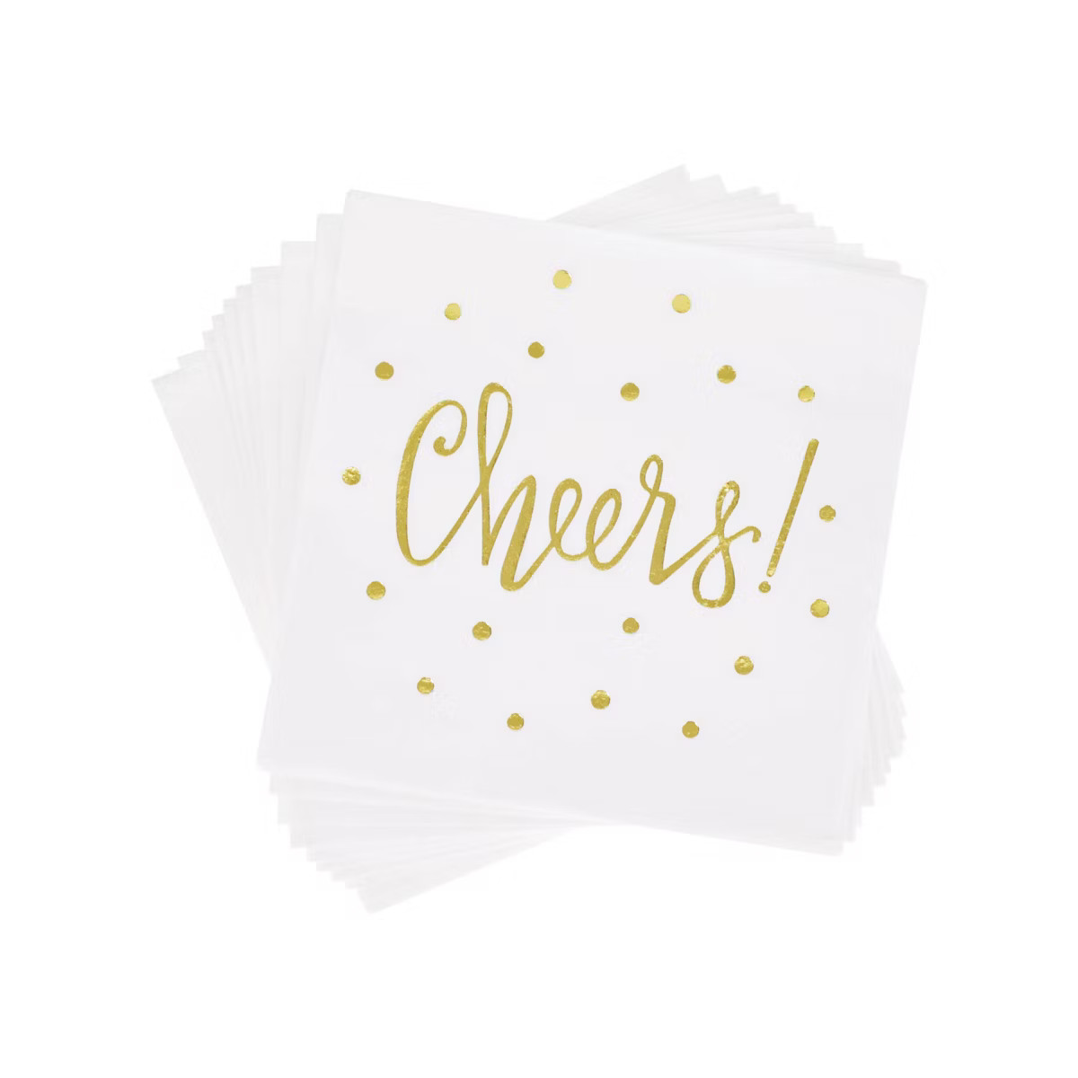30ct 'Cheers' Beverage Napkins - Spritz™ | Target