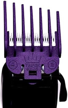 Taper King Hair Clipper Guide Comb Guard Set - Fool Proof Tapers & Fades at Home! Amethyst - #2 t... | Amazon (US)