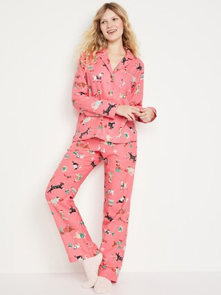 Matching Flannel Pajama Set for Women | Old Navy (US)