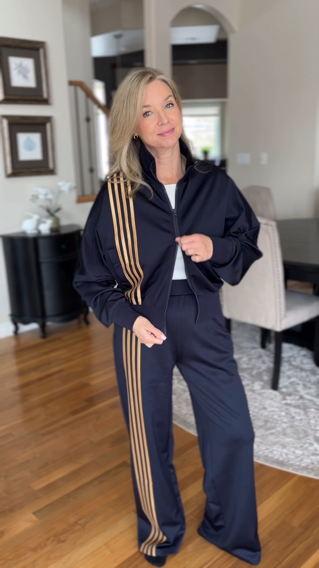 The track suit has certainly made a comeback! This is a sleek modern looking 2 piece that is easy to just throw on and go!

#LTKOver40 #LTKPetite #LTKActive