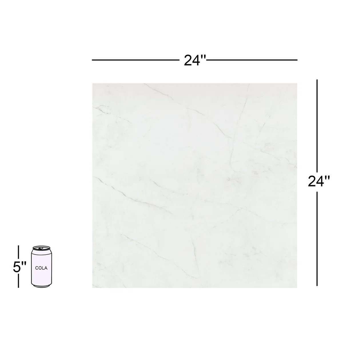 Sterlina II Asphalt 24 in. x 24 in. Matte Porcelain Floor and Wall Tile (15.5 sq. ft./Case) | Wayfair North America