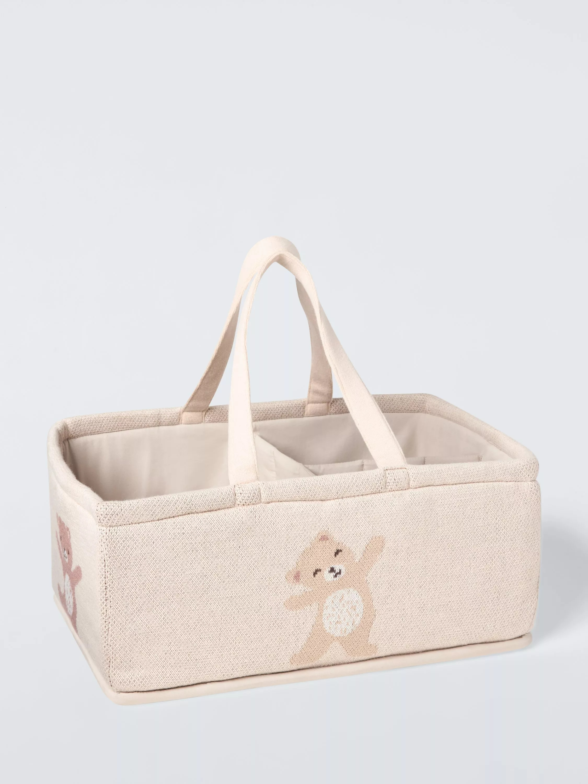 John Lewis Daydream Bear Nappy Caddy, Brown | John Lewis (UK)