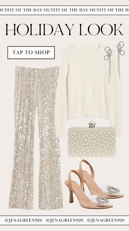 Holiday Outfits | Holiday Look | Holiday Parties | Office Party Outfit | Holiday Party | Sequin Pants 

#LTKstyletip #LTKSeasonal #LTKHoliday
