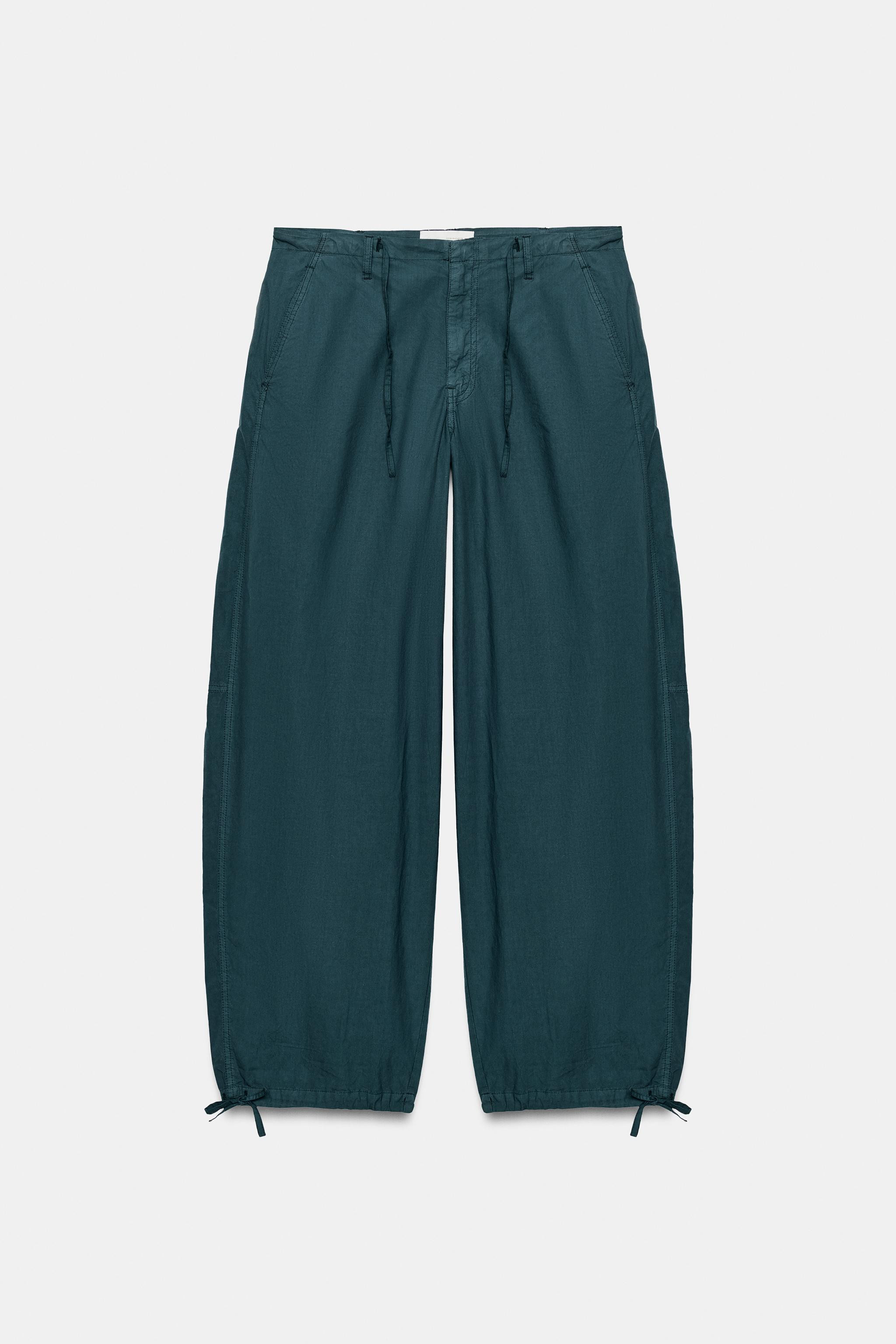 DRAWSTRING WIDE-LEG PANTS | Zara US