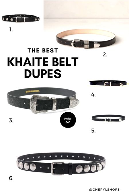 The best Khaite belt #dupes

#LTKfindsunder100 #LTKfindsunder50 #LTKstyletip