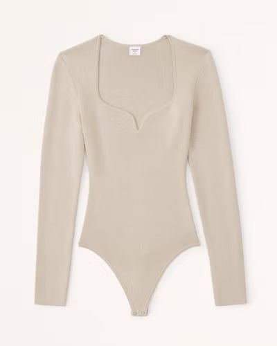 Women's Sweetheart Sweater Bodysuit | Women's | Abercrombie.com | Abercrombie & Fitch (US)