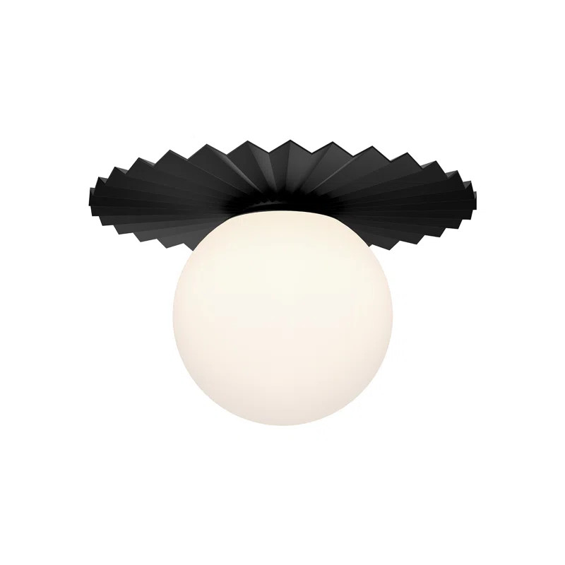 Plume 1-Light Flush Mount | Wayfair Professional