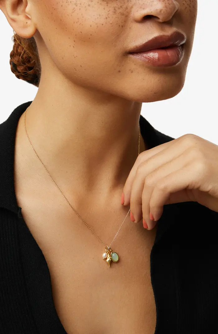 Gold Charm Necklace - Ocean | Nordstrom