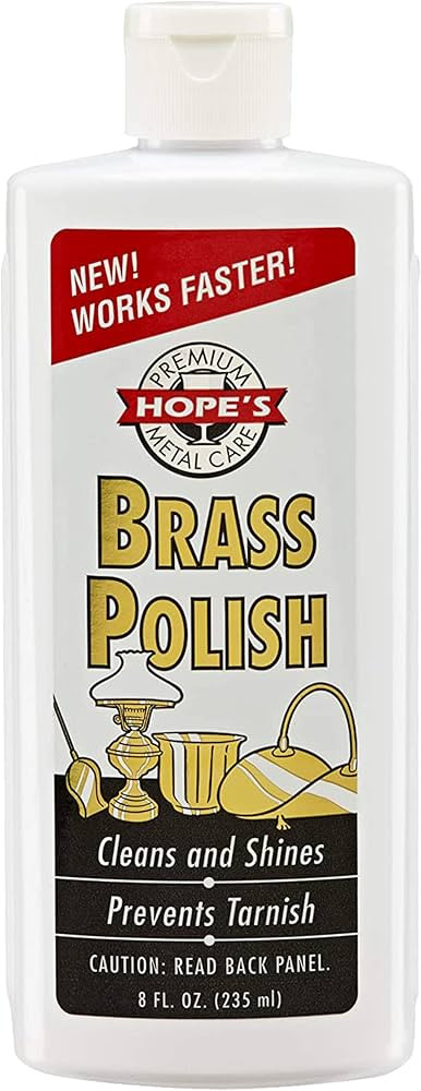 HOPE'S Brass Polish and Cleaner - Protective Tarnish Remover - Great Brass, Copper, Chrome, and S... | Amazon (US)