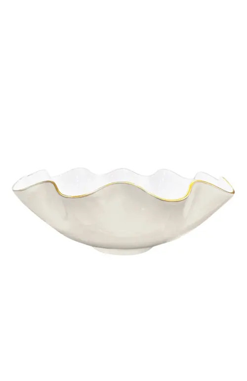 BEATRIZ BALL Collection Encanto Carola Extra Large Bowl in Cream And White at Nordstrom, Size X-Large | Nordstrom