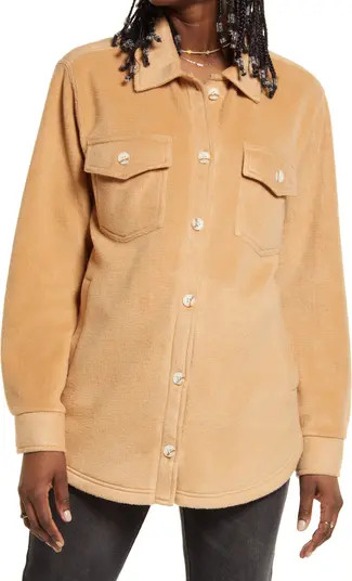 Thread & Supply POLAR FLEECE PLAID SHACKET | Nordstrom | Nordstrom