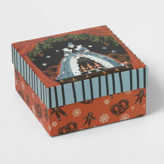 James Jeffers Queen and Nutcrackers Square Gift Box - Wondershop™ | Target