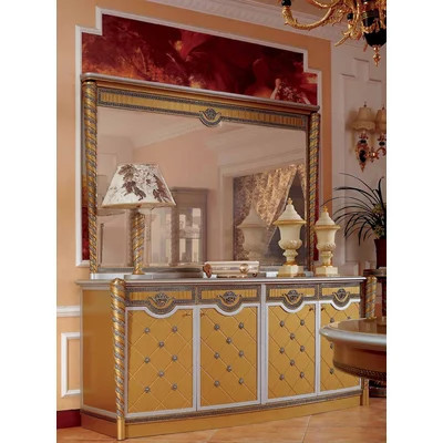 Daylah 84.6" Wide 4 Drawers Beech Wood Sideboard | Wayfair North America