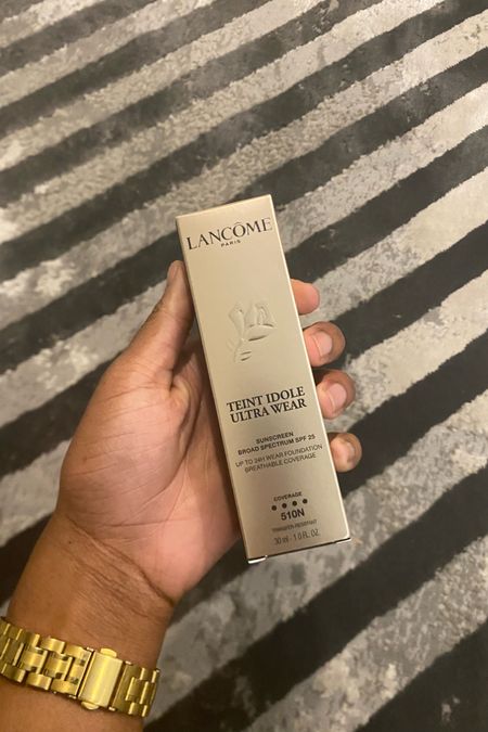 Finally got my small but mighty Sephora order! This Lancôme foundation is my absolutely fave. Great coverage and my match is spot on. My shade is 510N!

Luxury makeup, dark skin makeup, matte foundation, high end foundation, makeup must haves

#LTKstyletip #LTKfindsunder100 #LTKbeauty