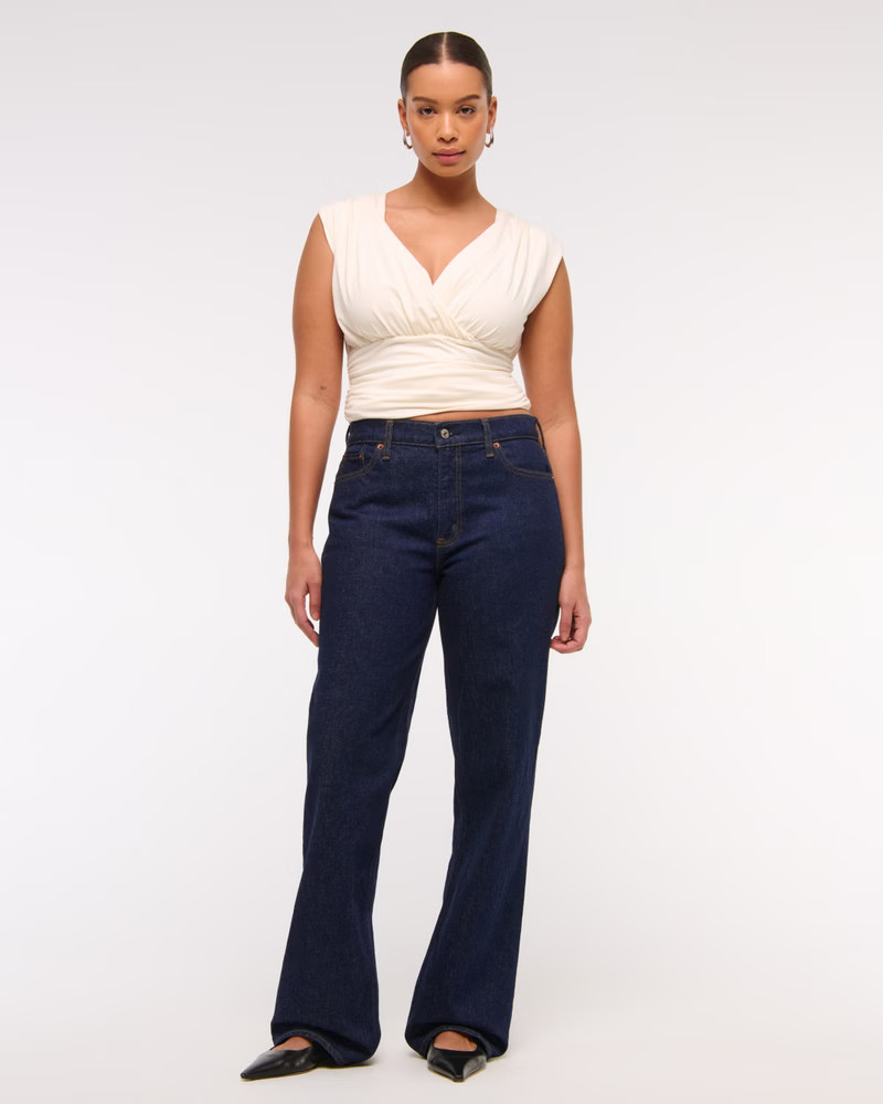 Women's Curve Love Low Rise Baggy Jean | Women's New Arrivals | Abercrombie.com | Abercrombie & Fitch (US)