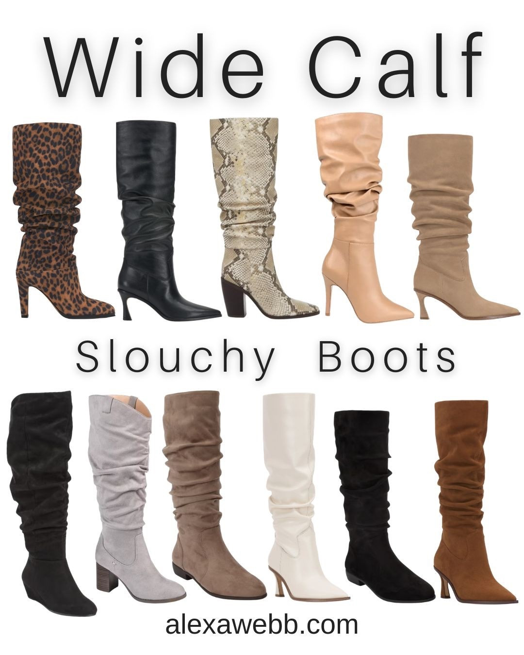 Wide Calf Boots for Fall 2025 – Slouchy Boots - Alexa Webb #plussize

#LTKMidsize #LTKShoeCrush #LTKPlusSize