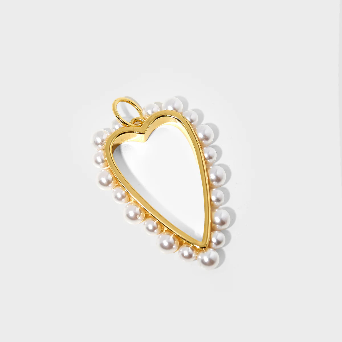 Pearl Heart Charm - PREORDER | Allie + Bess