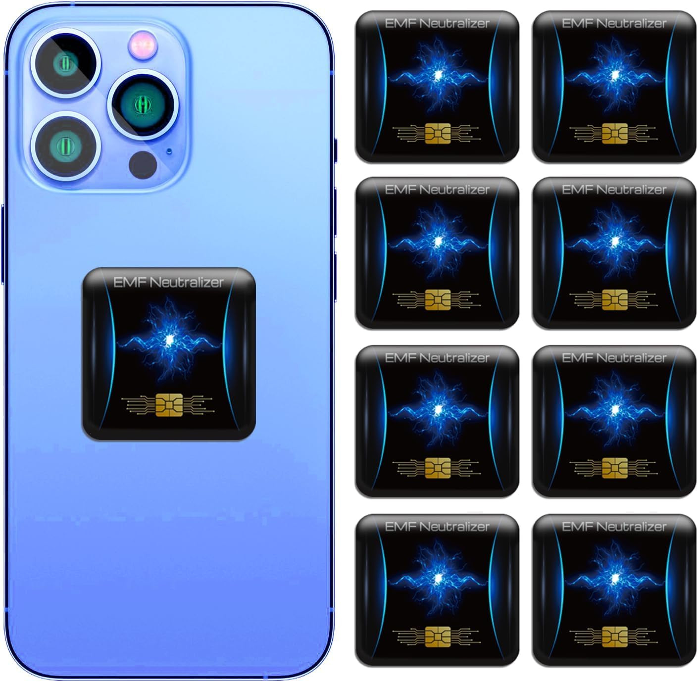 8 Pieces of Cell Phone Protection Neutralizers Stickers, Blockers Equipment Stickers for All Phon... | Amazon (US)