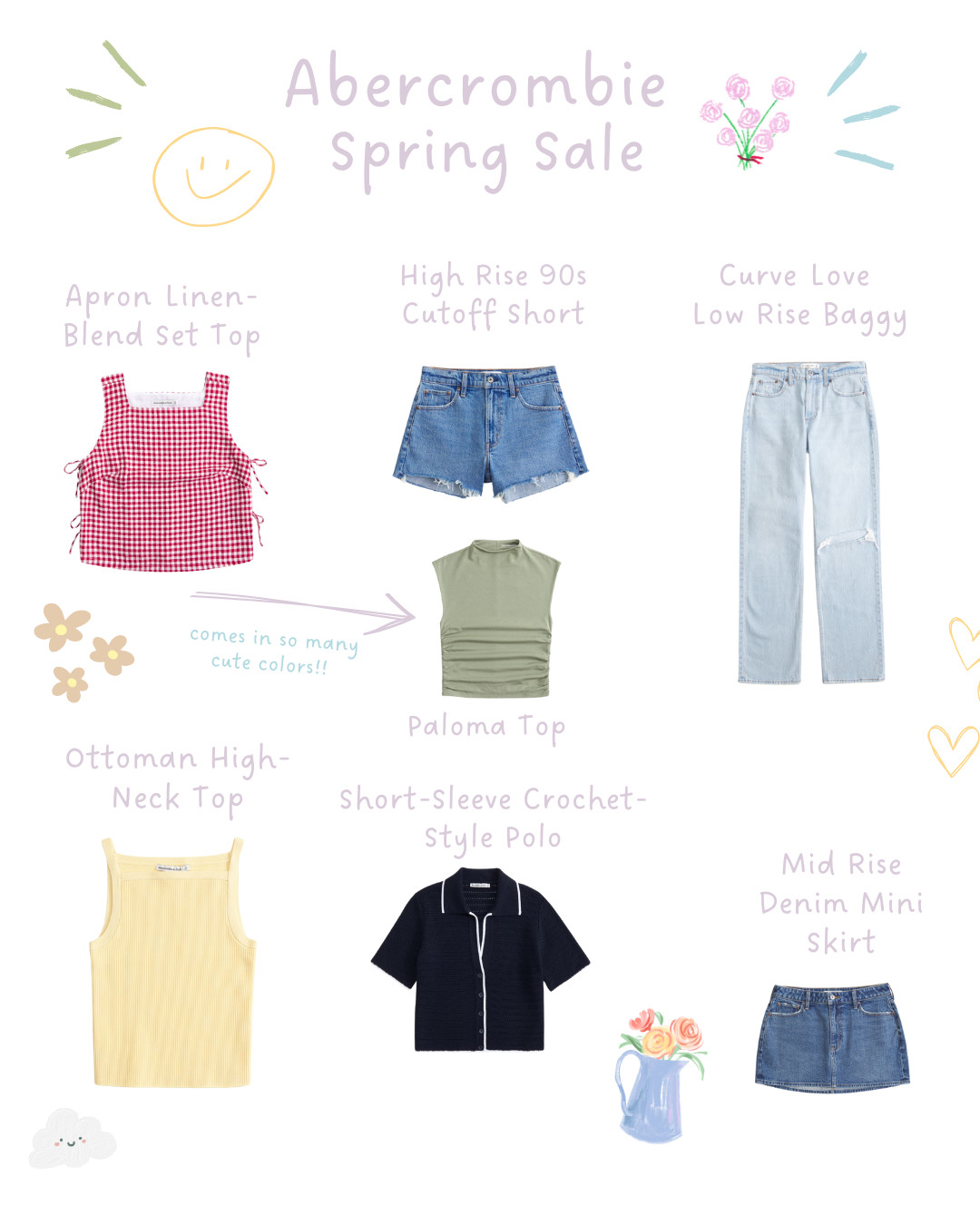 About to go crazy with Abercrombie’s spring sale 🤑
 
Looking to add ~some~ color to my wardrobe, but also sticking to some basics  

#LTKSaleAlert #LTKMidsize #LTKSeasonal