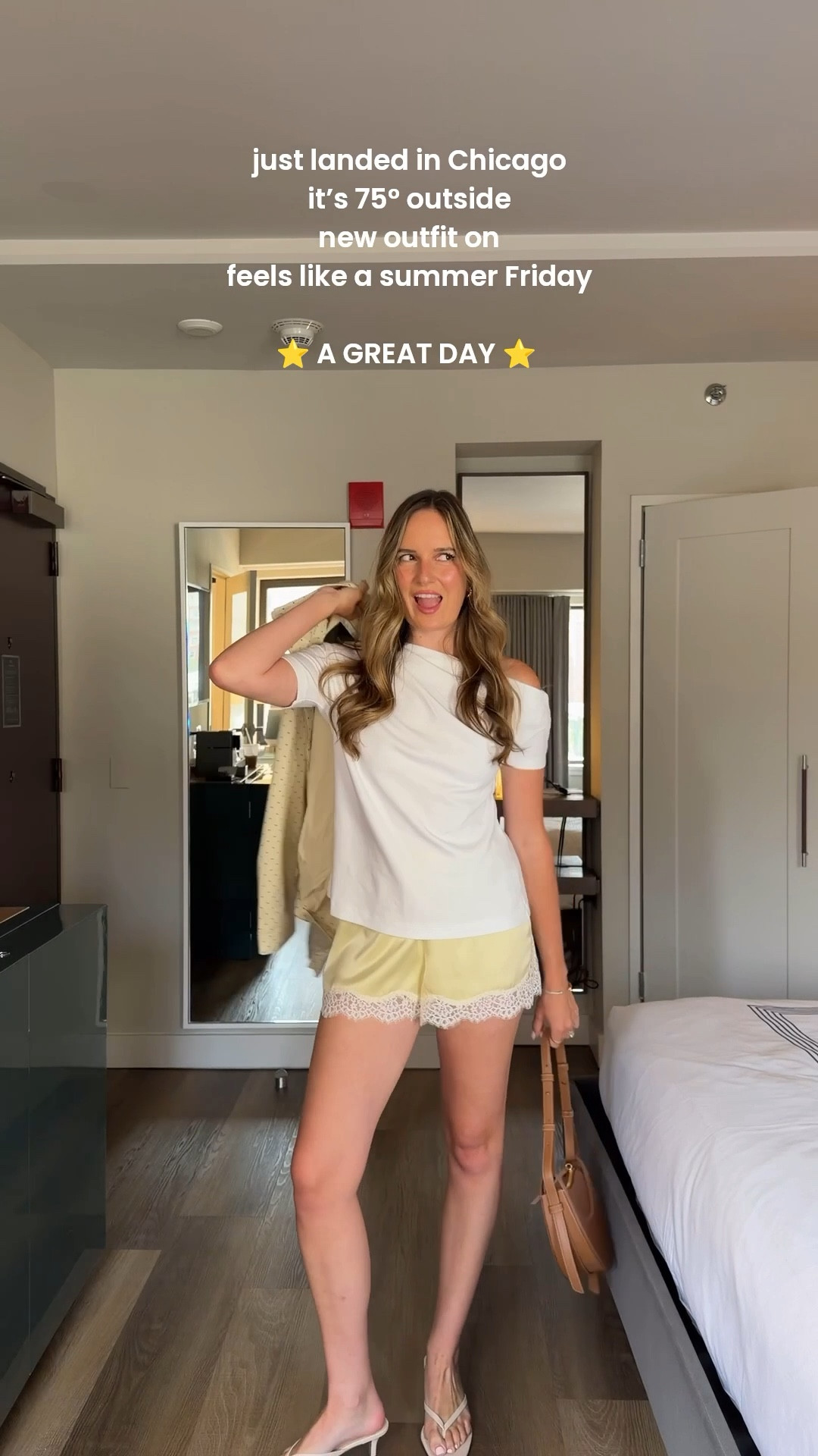 easy spring outfit idea 💛🌼🌟  

wearing an XS in the top, medium in bottoms and S in jacket 

#LTKTravel #LTKgrwm #LTKootd