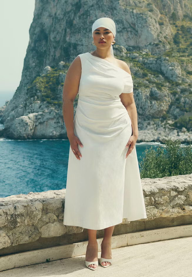 One Shoulder Maxi Dress | Eloquii