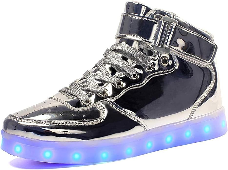 IGxx LED Light Up Shoes Light for Men High Top LED Sneakers USB Recharging Shoes Women Glowing Lu... | Amazon (US)
