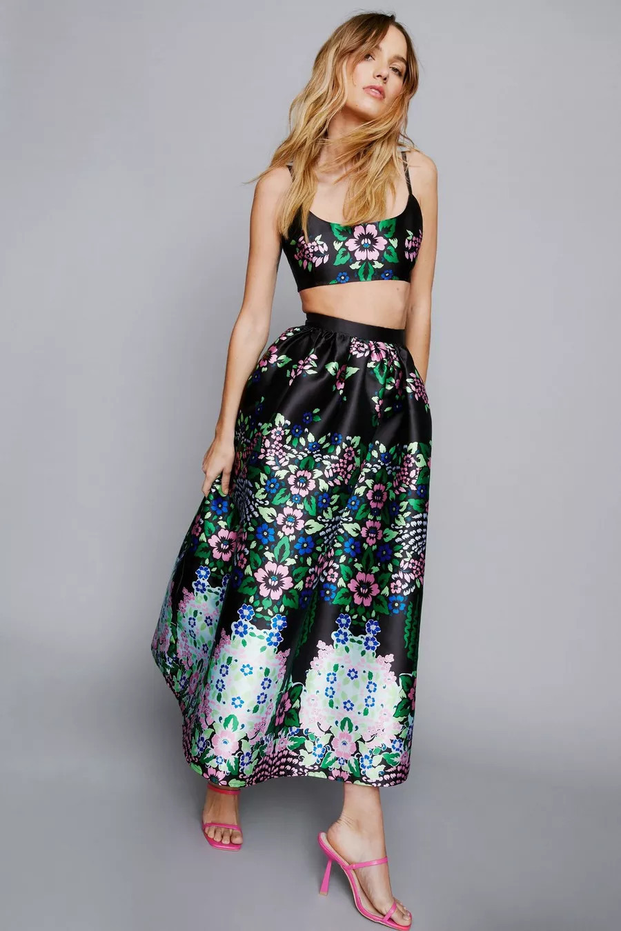 Floral Print Micro Camisole | Nasty Gal US